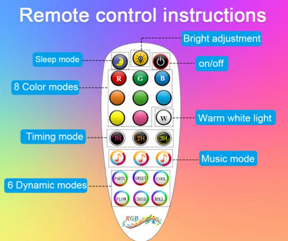 Color Wave LED Lamp